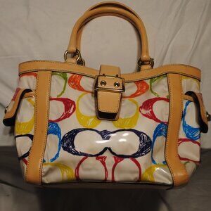 Coach Multicolor Signature Tote